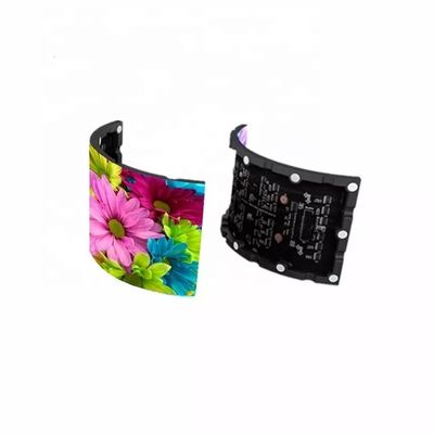 Innenraum P1.8mm Flexible LED-Panel Bildschirm Anzeige Kreisförmig gekrümmter Zylinder