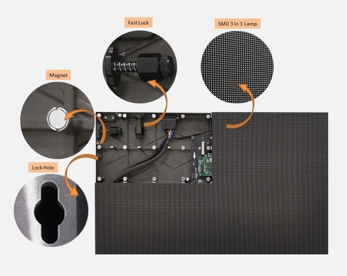 kaufen P0.9 UHD Mini-LED-Display-Panel Innenraum 600x337,5 mm Frontwartung online manufacture