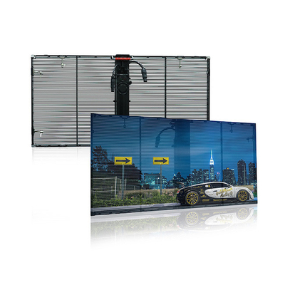 kaufen 1000x1000mm Außenseiter Transparenter LED-Bildschirm Außenseiter DIP346 Vorhang online manufacture