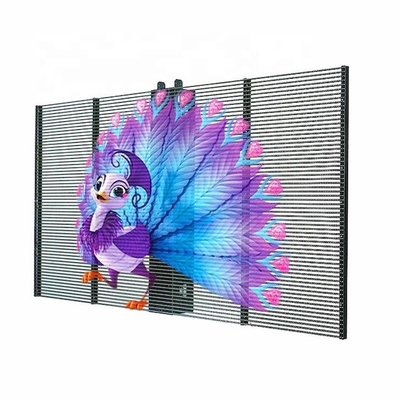kaufen P3.91-7.8 Transparentes LED-Display 1000x1000 mm Glasfenster mit hoher Helligkeit online manufacture