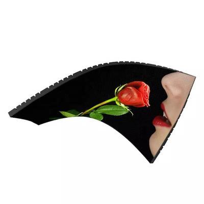 kaufen P3 geschwungene weiche modulare LED-Display-Panels Innenwerbung Biegbare runde Spalte online manufacture